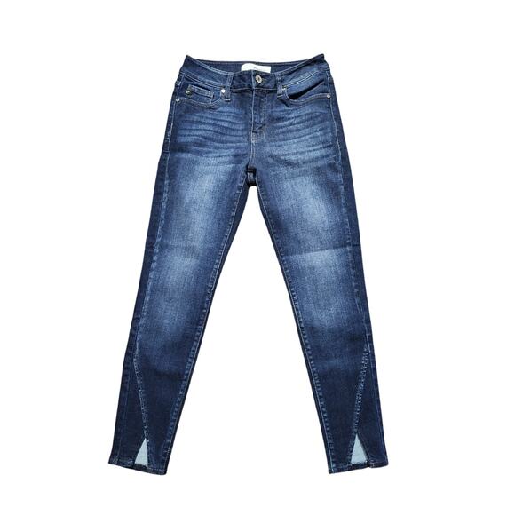 Kancan Jeans Ankle Skinny Size 5/26 Blue Denim High Rise Stretch - Picture 1 of 7